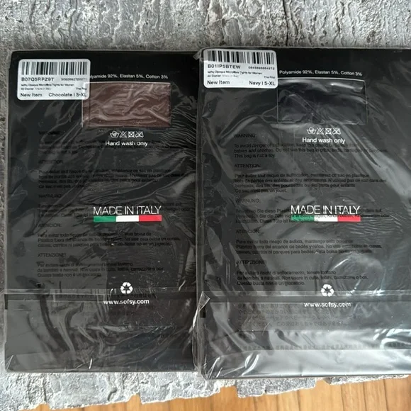 SOFSY TIGHTS 2 PAIRS - Picture 2 of 3